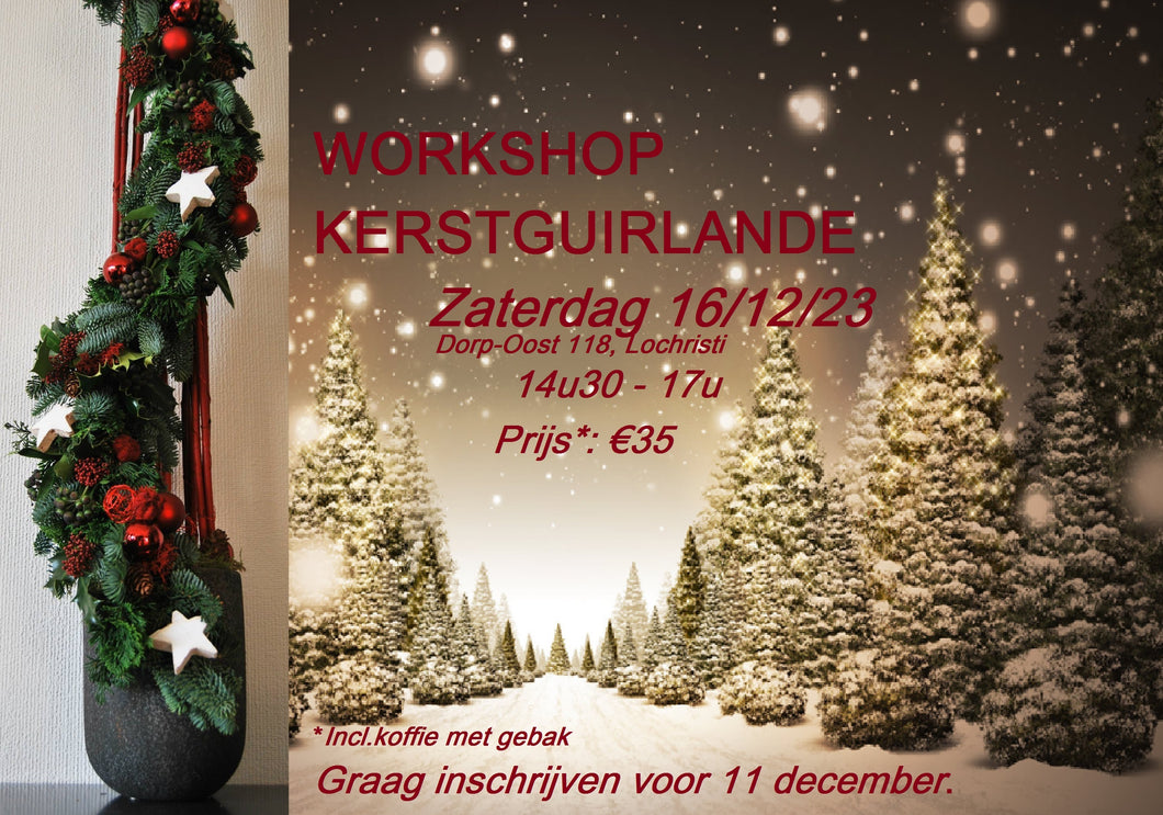 Workshop Kerstguirlande